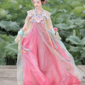 QianDaiYuanShan · YuFuYao Tang-Style QiXiong RuQun Hanfu Set